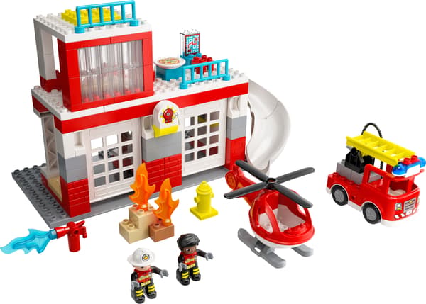 LEGO Duplo 10970 Fire Station and Helicopter