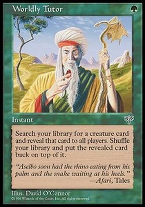 Magic: The Gathering Worldly Tutor