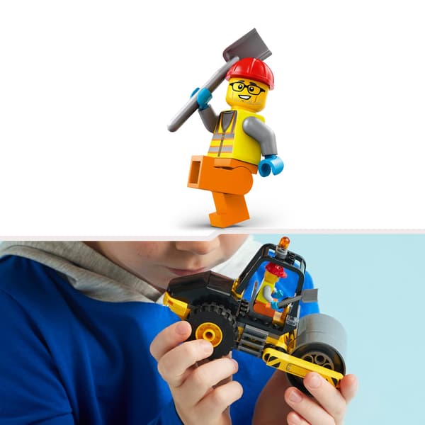 LEGO CITY BUILDING BRICKS: ROAD ROLLER, 78 PIECES, 5+
