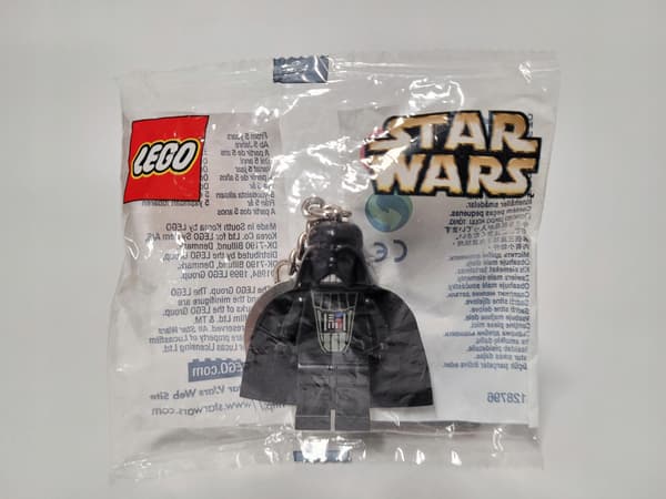 Lego Star Wars Darth Vader keyring, polybag, MISB, 1999