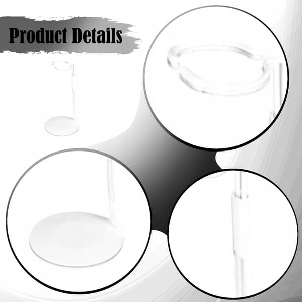 Display stand for 1/6 scale action figures Organiser for doll stands Sturdy white