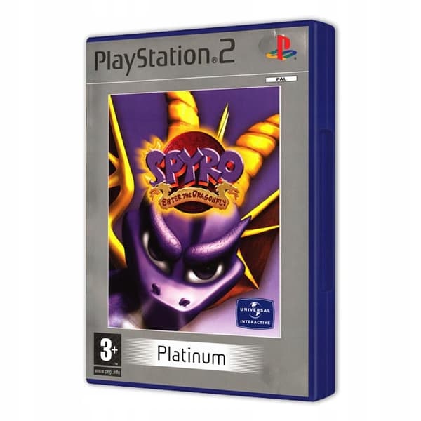 SPYRO ENTER THE DRAGONFLY PlayStation 2 (PS2) boxed version