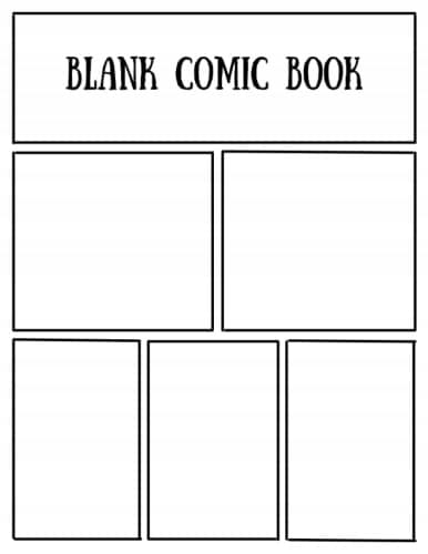 Blank Comic Book: Blank Comic Book – Draw Your Own Comics. Blank Comic Book f