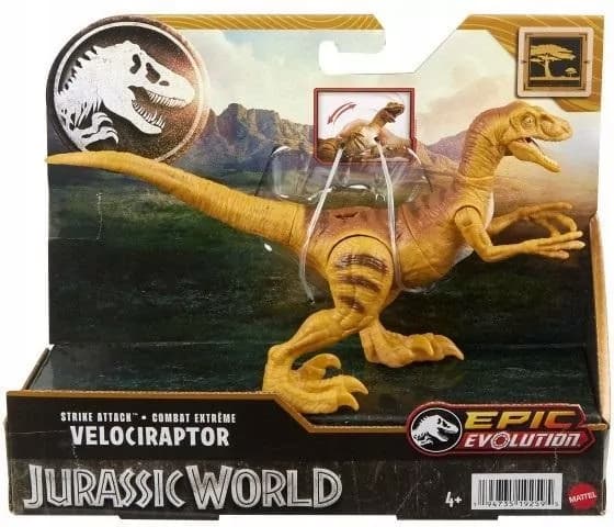 JURASSIC WORLD EPIC EVOLUTIONS DINOSAUR Velociraptor HTK60