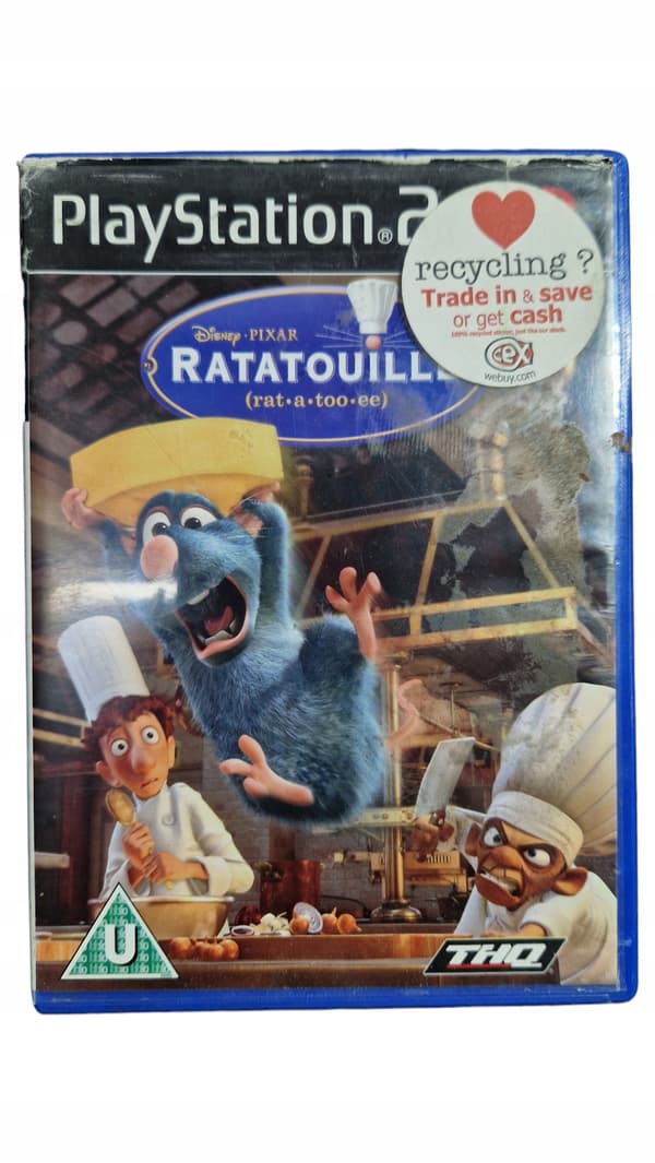 Disney: Pixar Ratatouille PS2 game || English language version