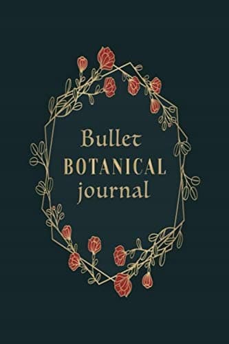 Botanica Bullet Journal Notebook: Mixed Blank Web Dot Grid Paper Diary, Medium
