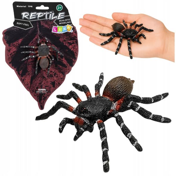 STRETCHY RUBBER SPIDER FIGURINE