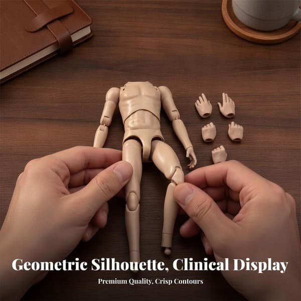 Realistic male action figure | Poseable action figure from the M07 Short range