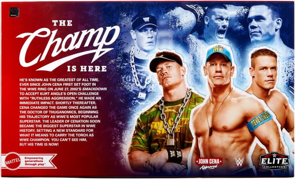 MATTEL WWE Elite John Cena Figures, set of 3