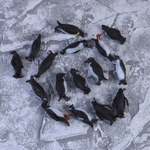 32 CREATIVE PENGUIN FIGURINES MADE FROM HIGH-QUALITY PVC