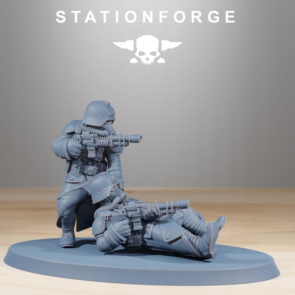 GrimGuard Casualties – Station Forge – 3D-utskrift