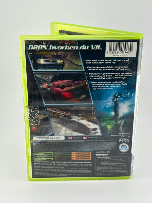 NFS NEED FOR SPEED UNDERGROUND 2 Xbox boxed version