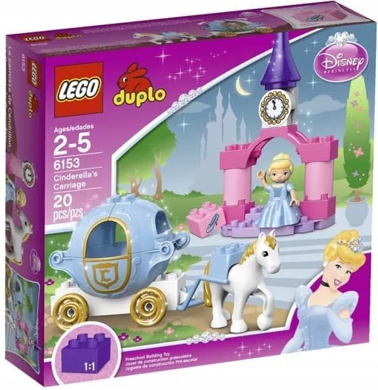 LEGO DUPLO 6153 Cinderella’s Carriage – Disney Magic, a unique set from 2012