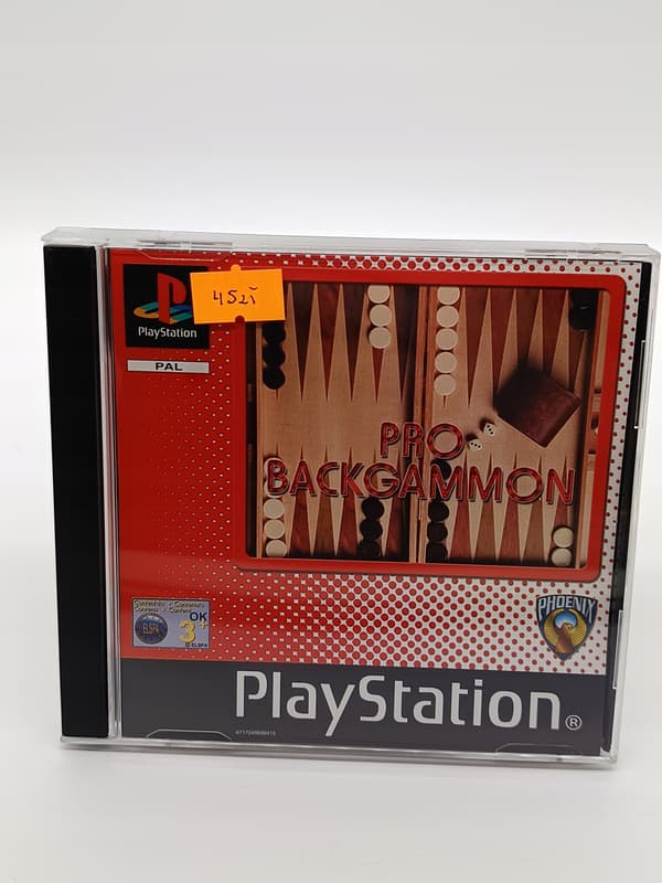 Sony PlayStation (PSX) PRO BACKGAMMON game – NEW REPLACEMENT BOX