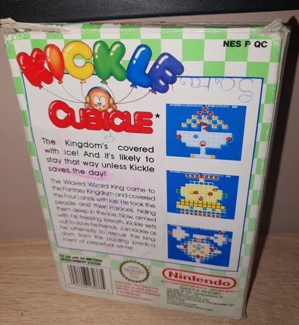 KICKLE CUBICLE – NINTENDO NES PAL AND A BOX DB