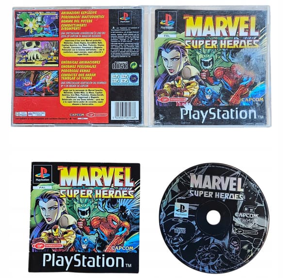 MARVEL SUPER HEROES PS1 PSX PS2 MARVEL SUPER HEROES