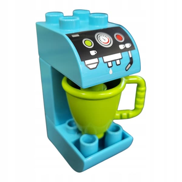 LS NEW LEGO DUPLO THEMED SET: COFFEE MACHINE, COFFEE AND CUP VENDING MACHINE