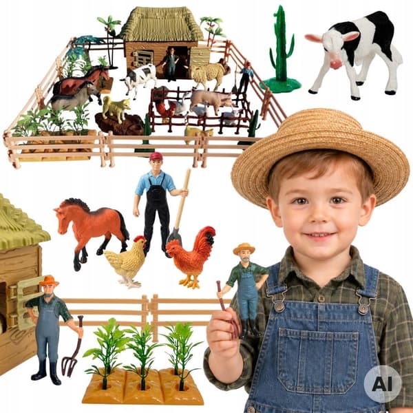 ANIMAL FARM FIGURINES: THE BARNYARD