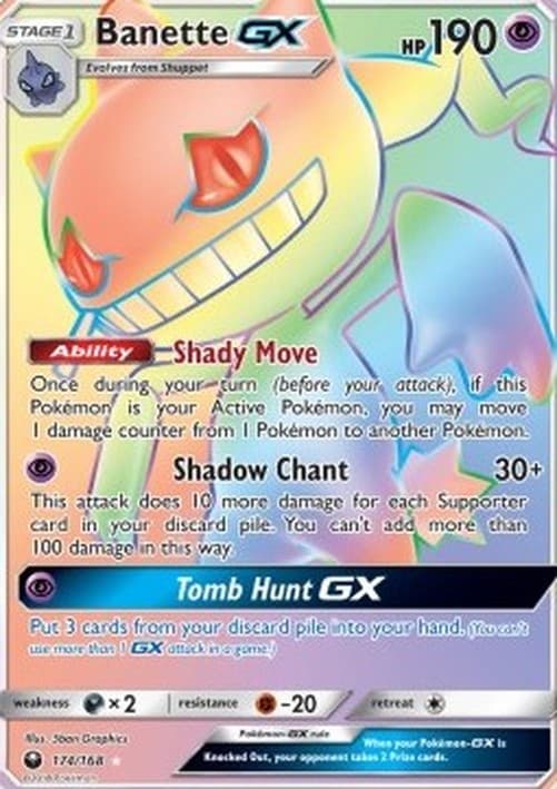 Pokemon Banette GX