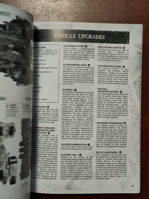 OUTLET Warhammer 40,000: Wargear (4th Edition)