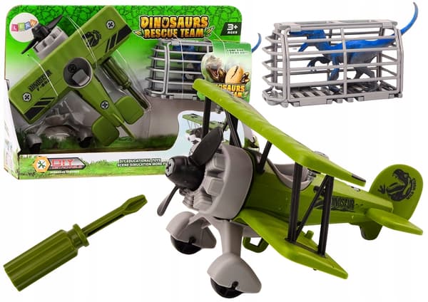DINOSAUR TRANSPORT PLANE – CAGE, ASSEMBLE YOURSELF