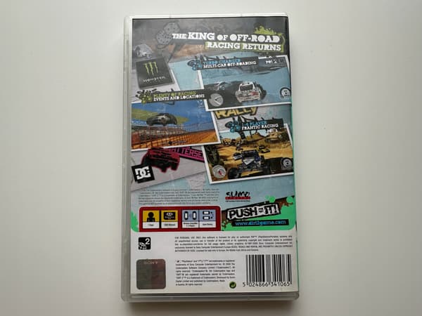 COLIN MCRAE DIRT 2 – disc in excellent condition, PSP launch edition