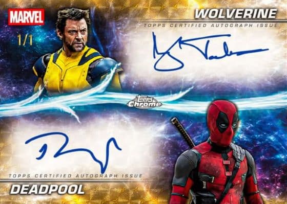 2025 Topps Marvel Studios Chrome – Value Box: SPIDER-MAN, DEADPOOL, IRON MAN