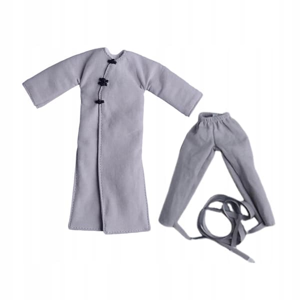 1/12 Scale Action Figure Clothes: Miniature DIY Jacket for Grey Figures
