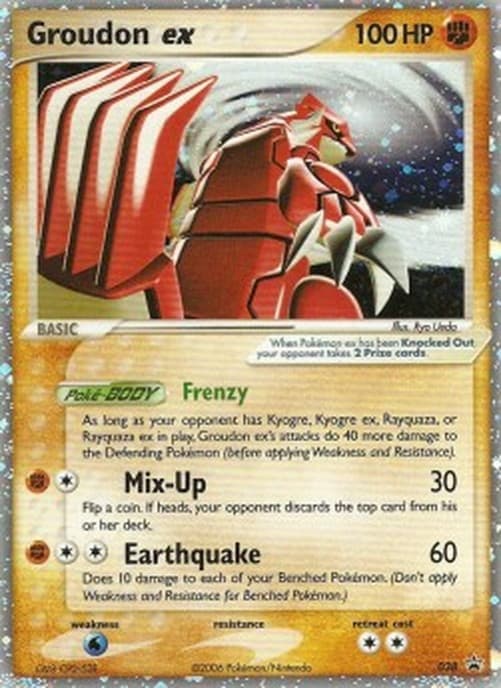Pokemon Groudon ex