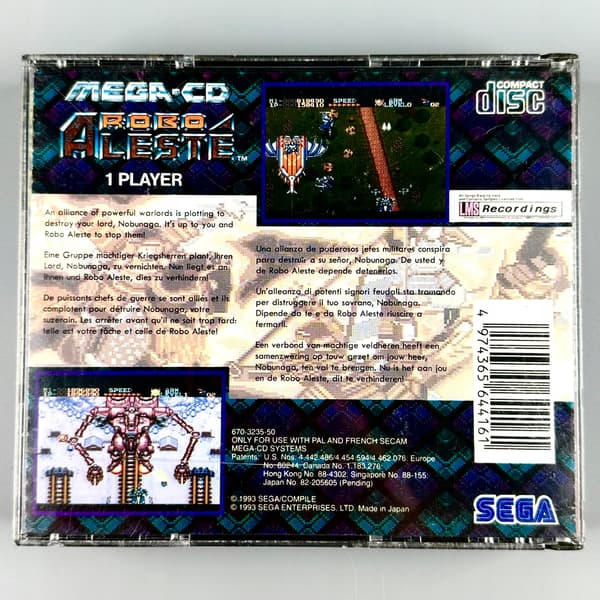 Robo Aleste | SEGA MEGA-CD | SET OF 3xA