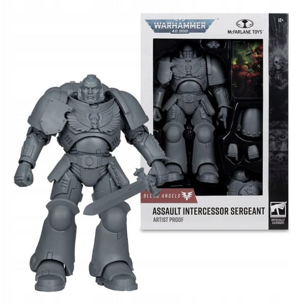// Warhammer 40,000 Action Figure: Assault Intercessor Sergeant, 18 cm