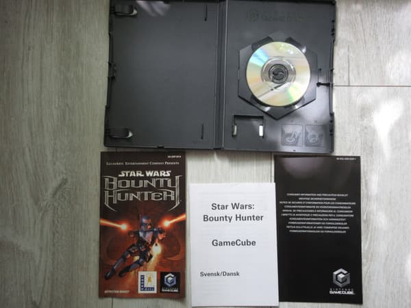 STAR WARS: BOUNTY HUNTER GAME FOR THE NINTENDO GAMECUBE (BDB)