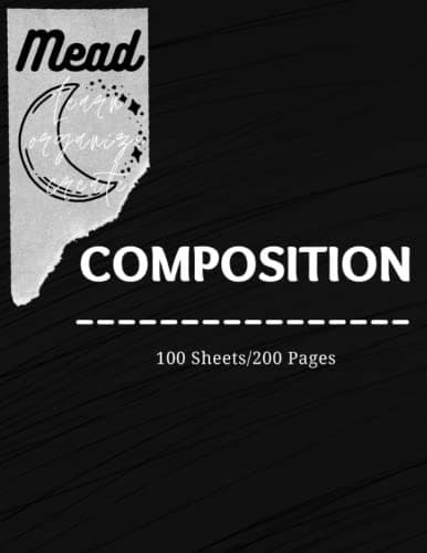 Mead Composition Book: Wide-Ruled Comp Book, Writing Journal Notebook with