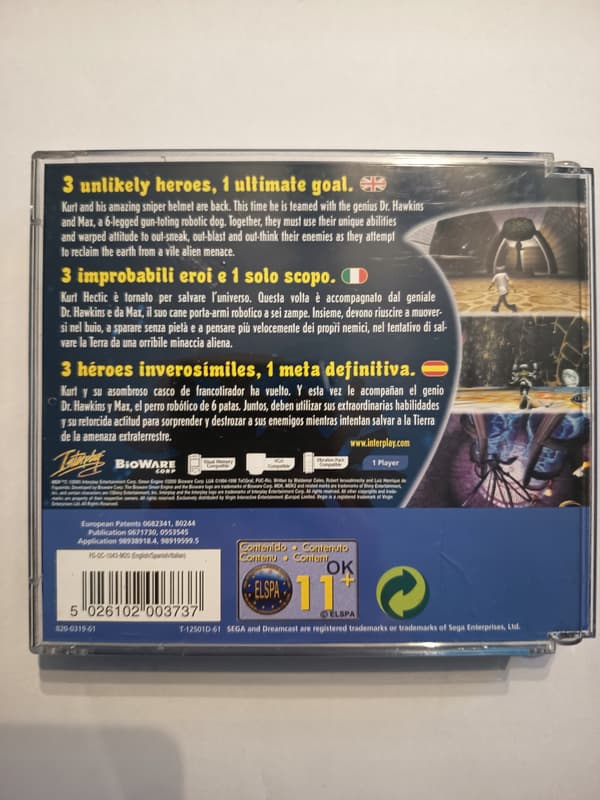 MDK 2 Sega Dreamcast 3XA Complete Set