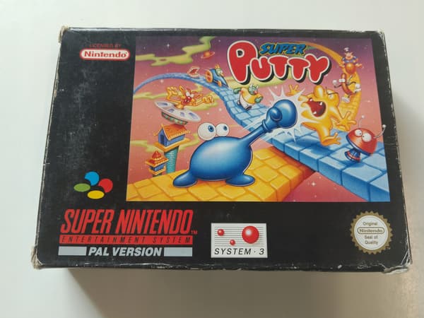SUPER PUTTY SNES PAL NINTENDO ENG