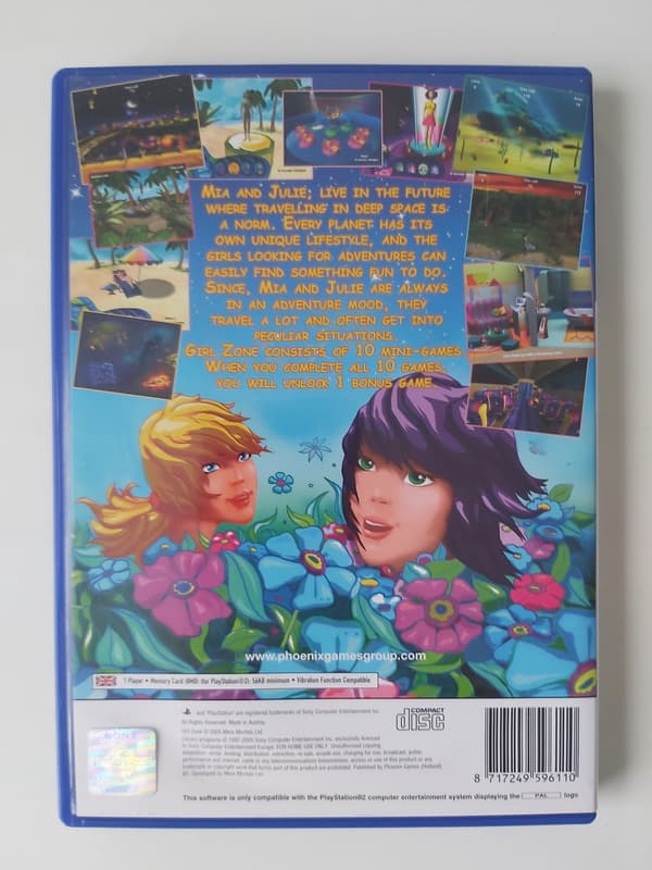 GIRL ZONE PS2 PAL ENG