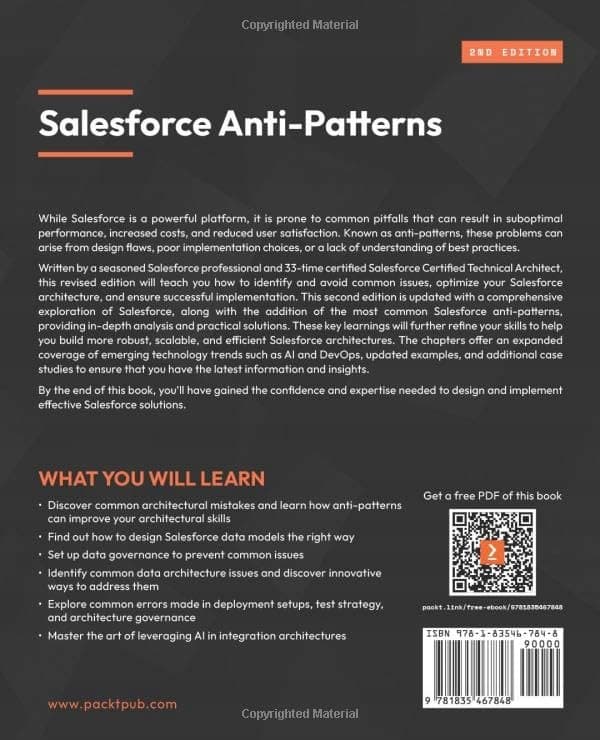 Salesforce Anti-Patterns: Build resilient Salesforce solutions with the help of experts