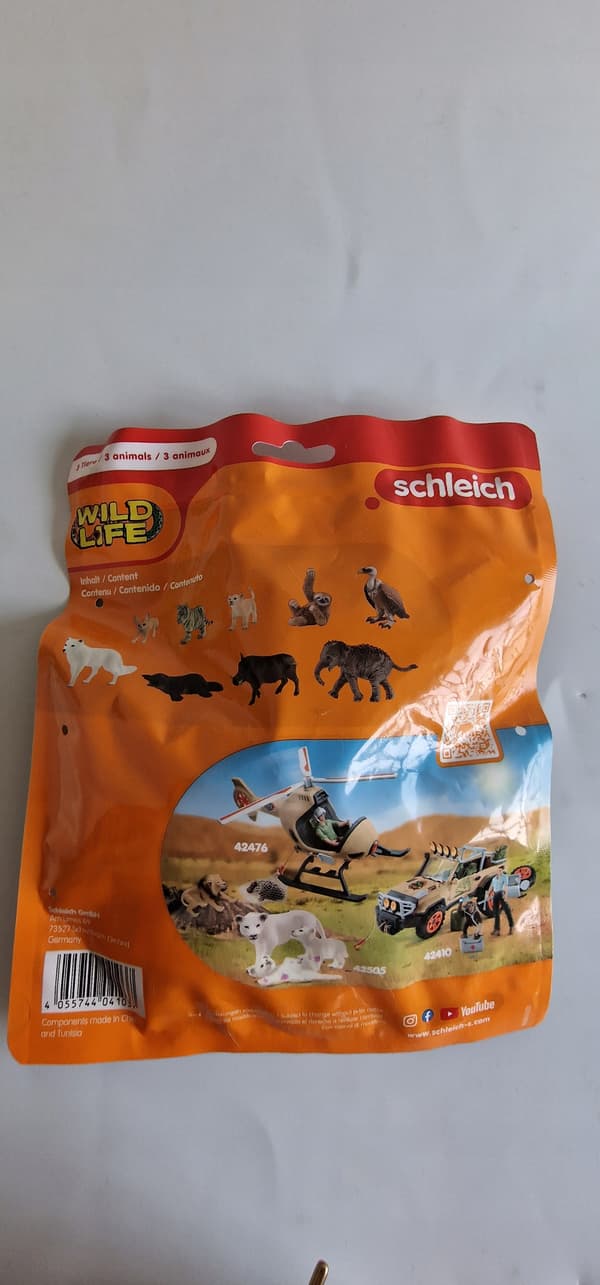 Schleich Wild Life Series 4 Surprise Pack – 3 figures