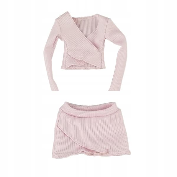 1:6 Scale Basic Crop Top Costume – Female Figure, Pink