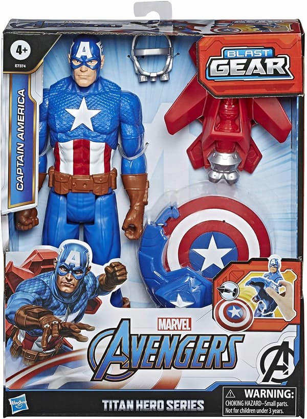 HASBRO CAPTAIN AMERICA BLAST GEAR LAUNCHER E7374