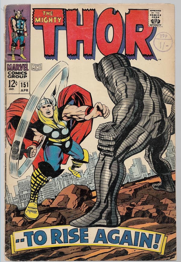 Marvel Mighty Thor Comic 151/1968 (in English) WOW!