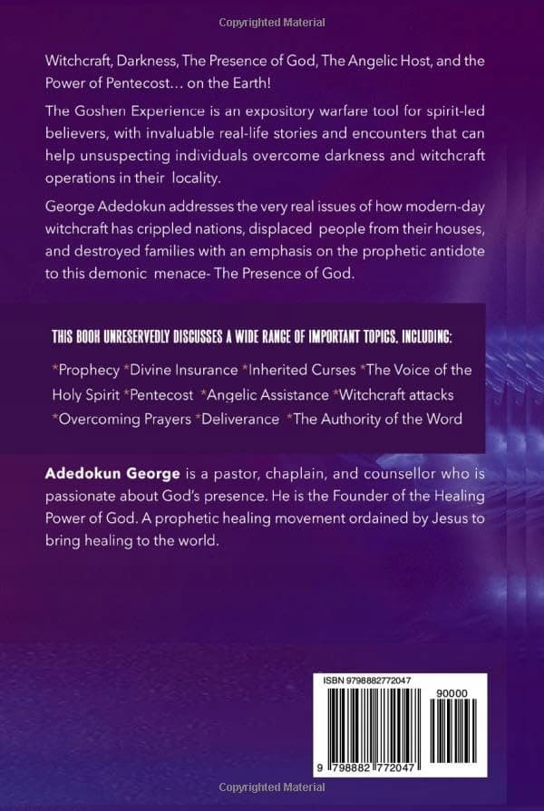 The Goshen Experience: Overcoming Darkness and Silencing Witchcraft Attacks
