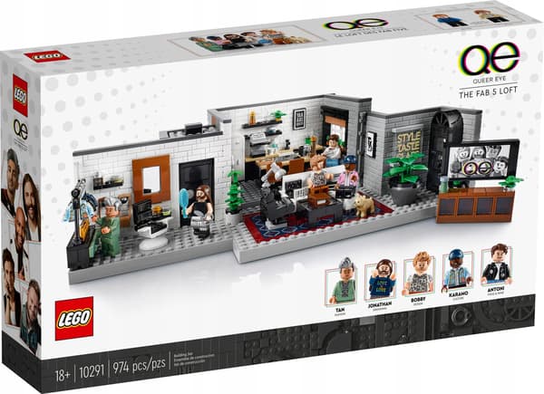 LEGO 10291 Creator Expert – Queer Eye – Fab’s Flat