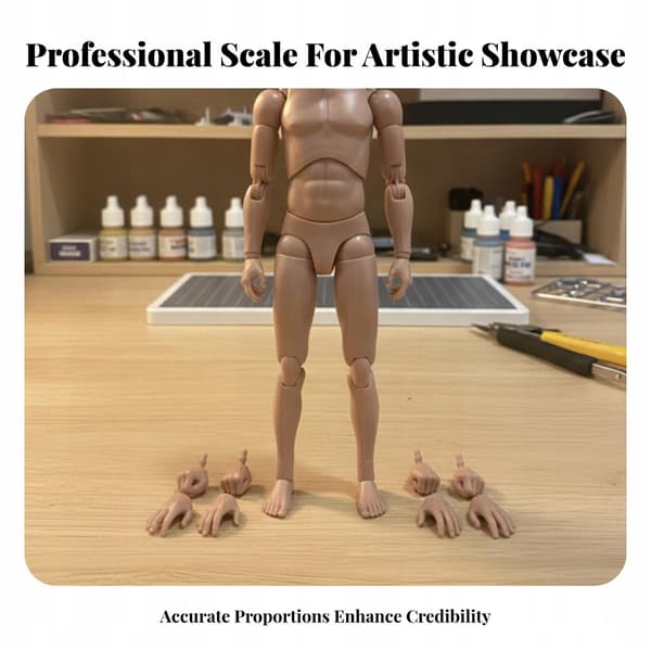 Realistic male action figure | Poseable action figure from the M04 range