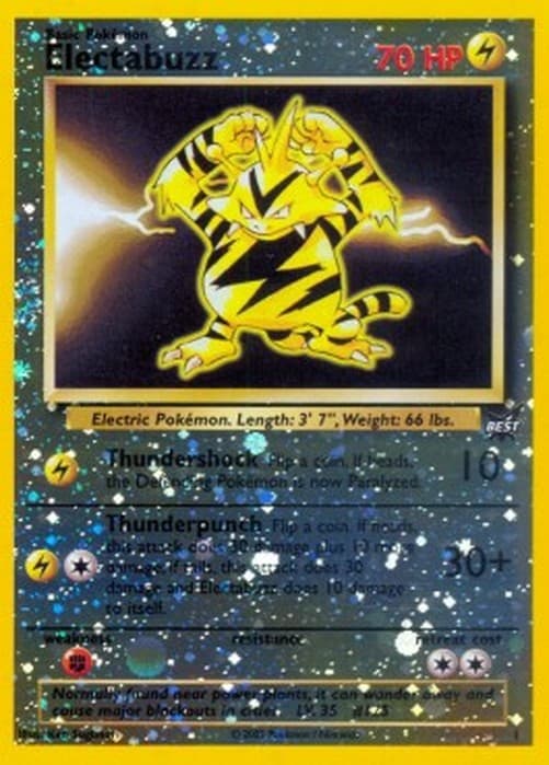 Pokemon TCG Electabuzz
