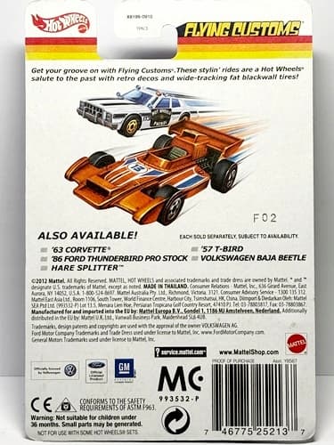 HOT WHEELS – 86 FORD THUNDERBIRD PRO STOCK (B8)