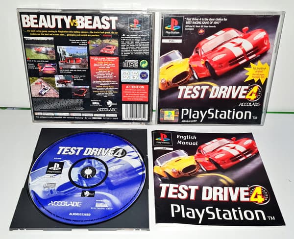 TEST DRIVE 4 PSX 3XA game