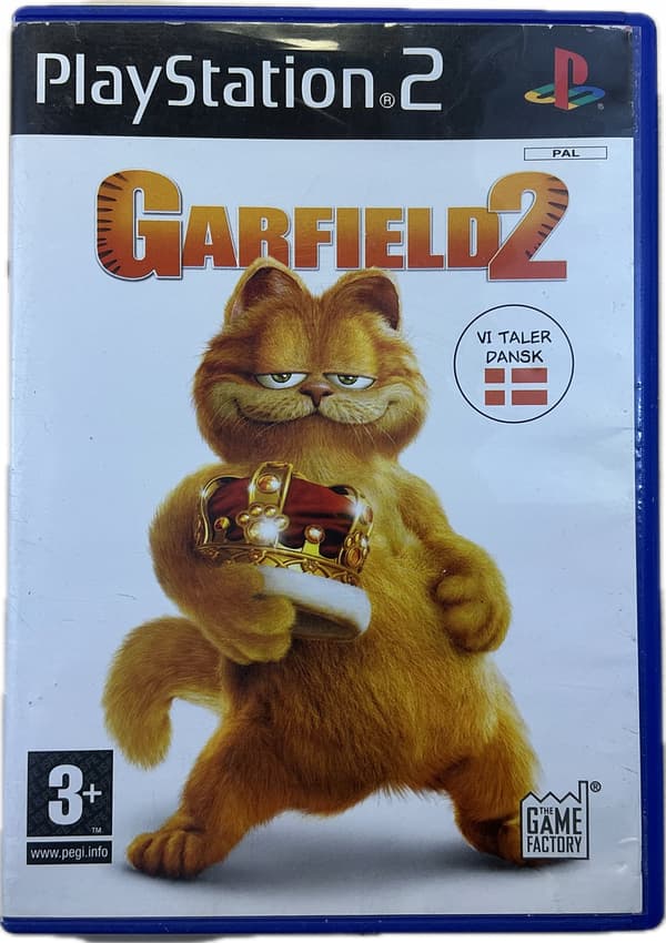 GARFIELD 2 disc, very good condition, PS2