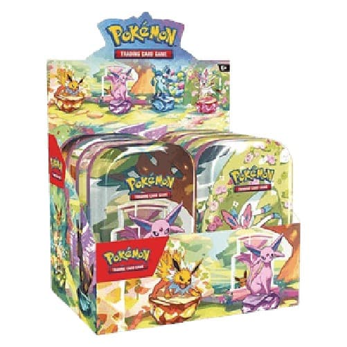 Pokemon Prismatic Evolutions: Mini Tin Display German