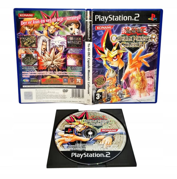 YU-GI-OH CAPSULE MONSTER COLISEUM PS2 GAME – PLEASE READ THE DESCRIPTION!!! SCRATCHED DISC